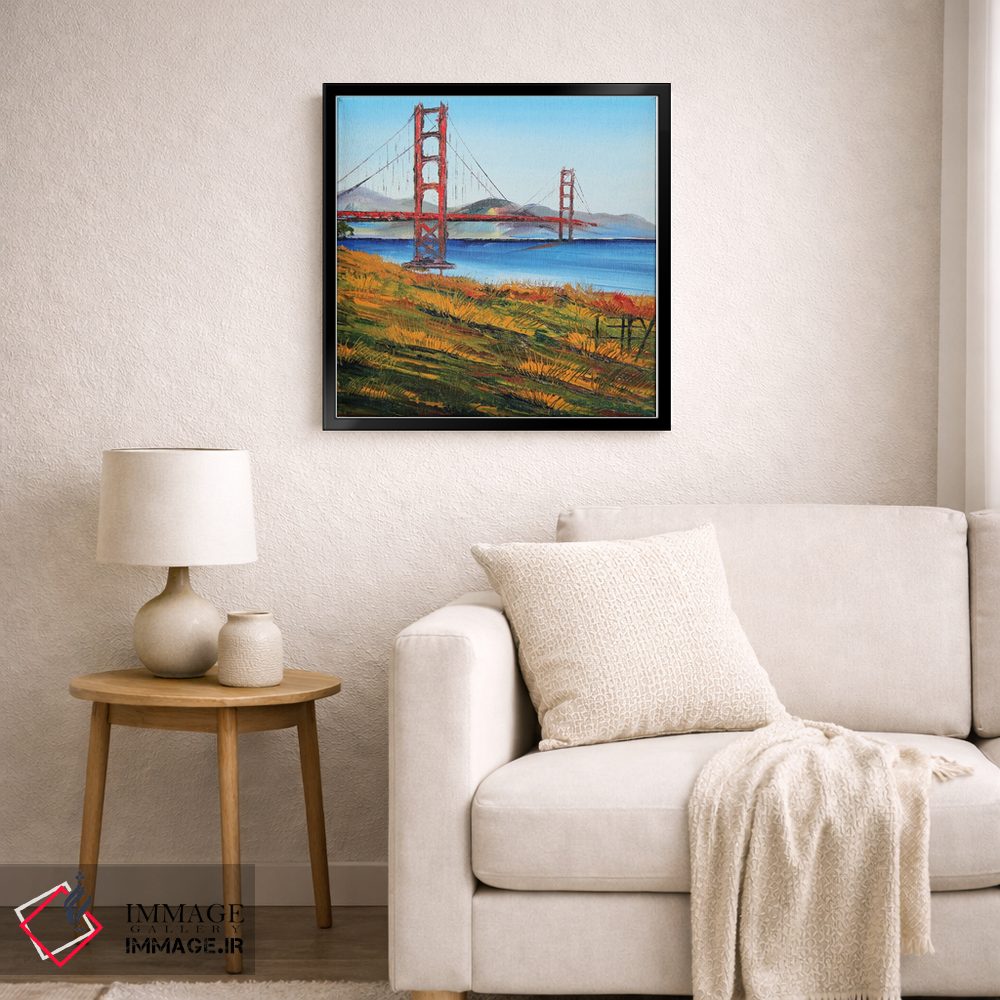 تابلو دکوراتیو پل گلدن گیت VII اثر لیزا الی - D6B