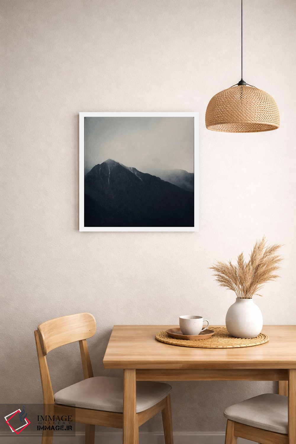 تابلو دکوراتیو سیرا نوادا در میان یک داستان اثر لورا ایوانز - D1W