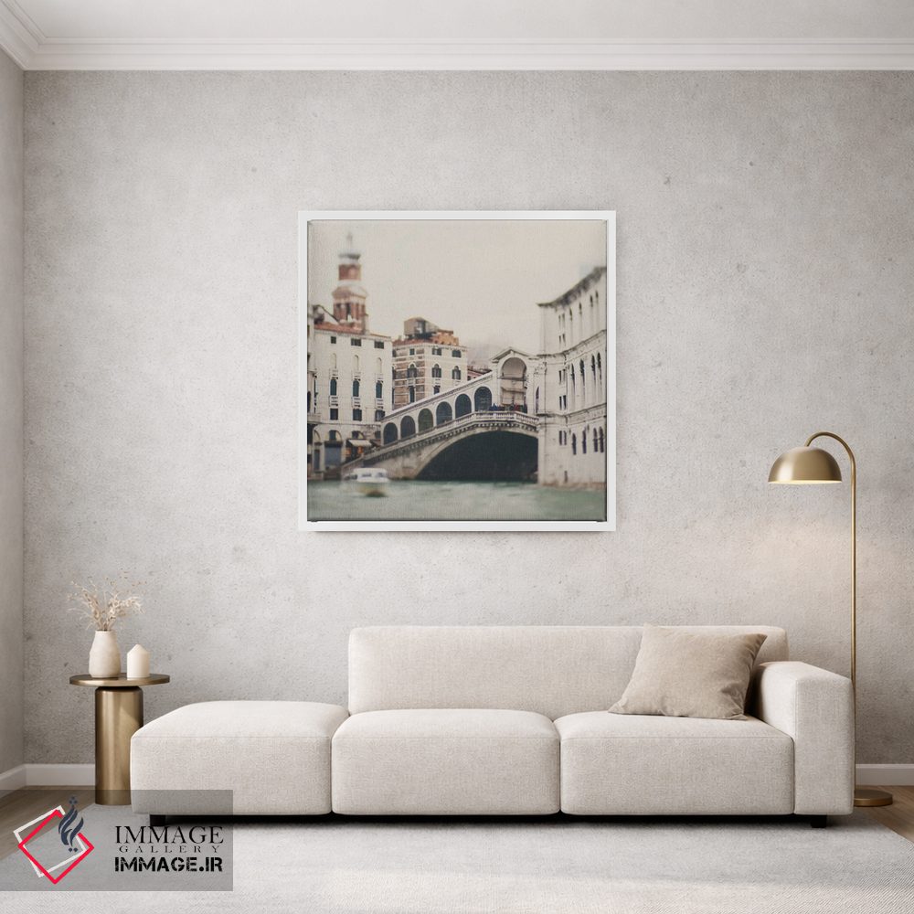 تابلو دکوراتیو پل ریالتو اثر لورا ایوانز - D1W