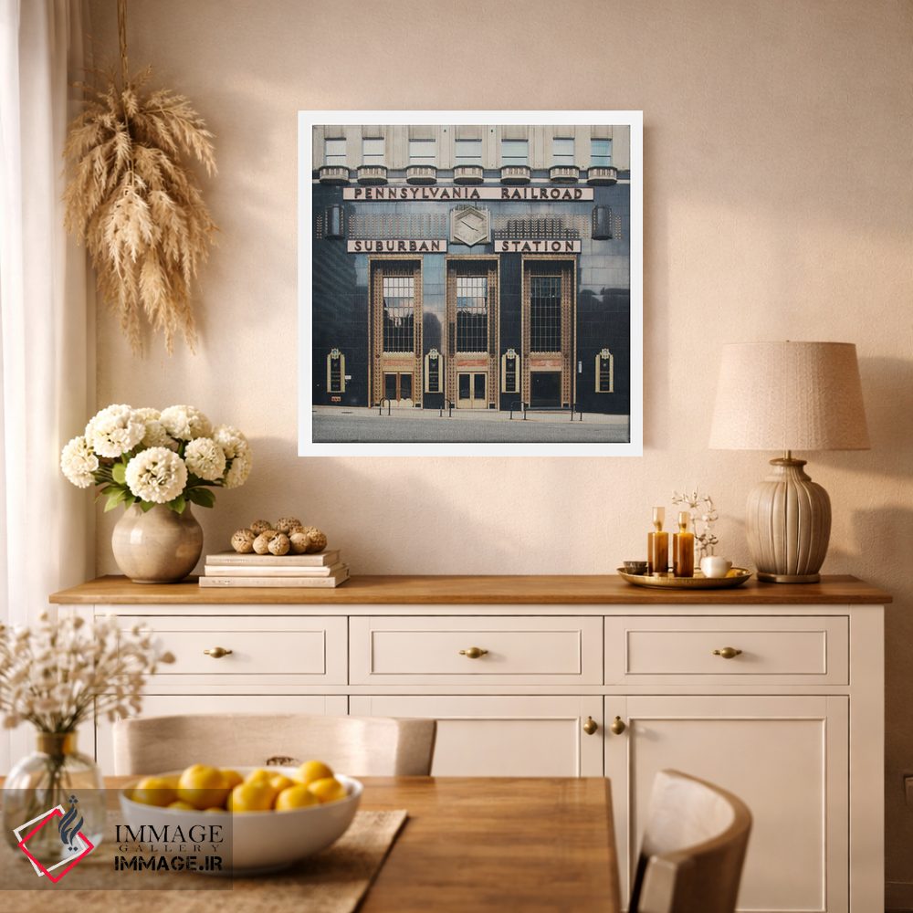 تابلو دکوراتیو ایستگاه حومه فیلادلفیا اثر لورا ایوانز - D1W