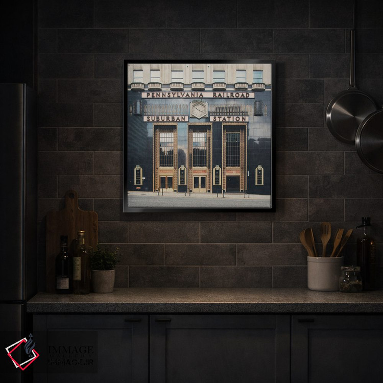 تابلو دکوراتیو ایستگاه حومه فیلادلفیا اثر لورا ایوانز - D4B