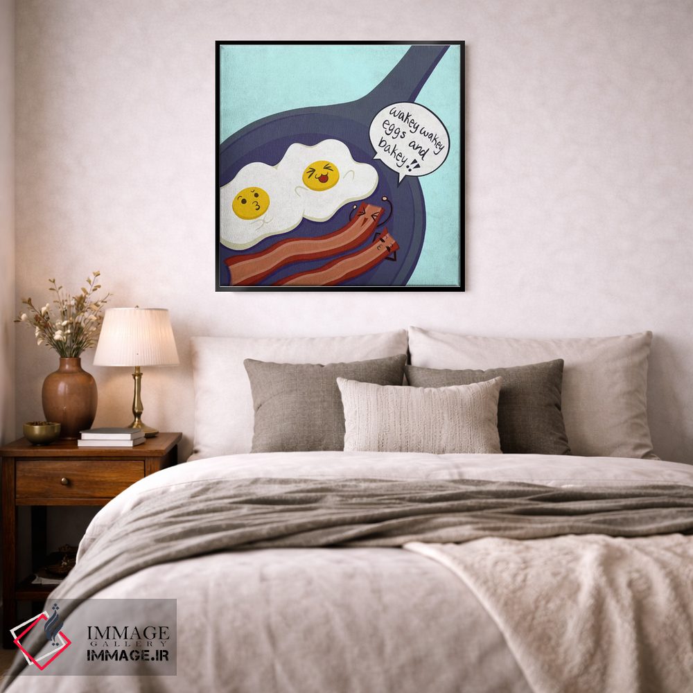 تابلو دکوراتیو زنگ بیدارباش صبحگاهی اثر فایو بای فایو کالکتیو - D6B