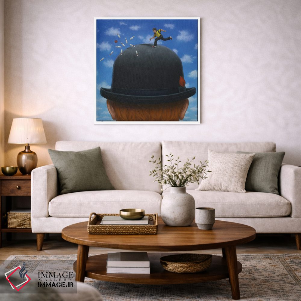تابلو دکوراتیو کلاه بولر اثر لیزا فالکن سترن - D2W
