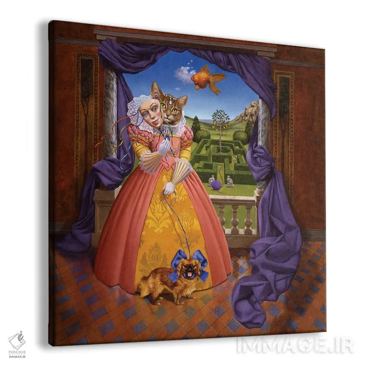 تابلو دکوراتیو آلیس اثر لیزا فالکن سترن - نمای پرسپکتیو محصول