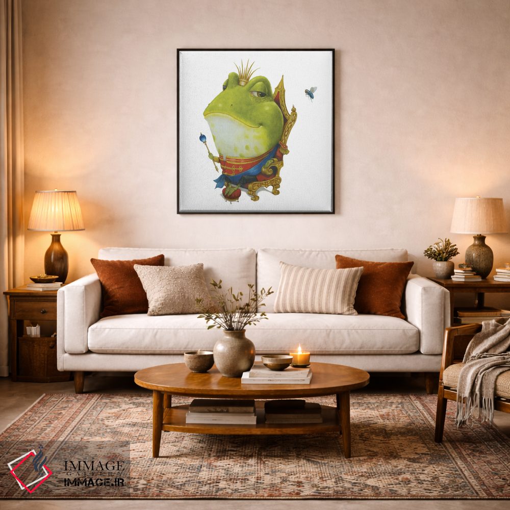 تابلو دکوراتیو شاهزاده قورباغه ای ۱ اثر لیزا فالکن سترن - D3B