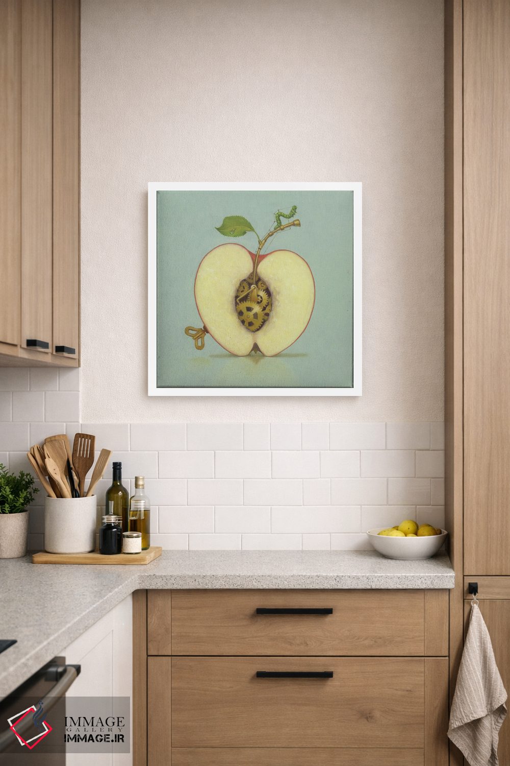 تابلو دکوراتیو سیب اثر لیزا فالکن سترن - D6W