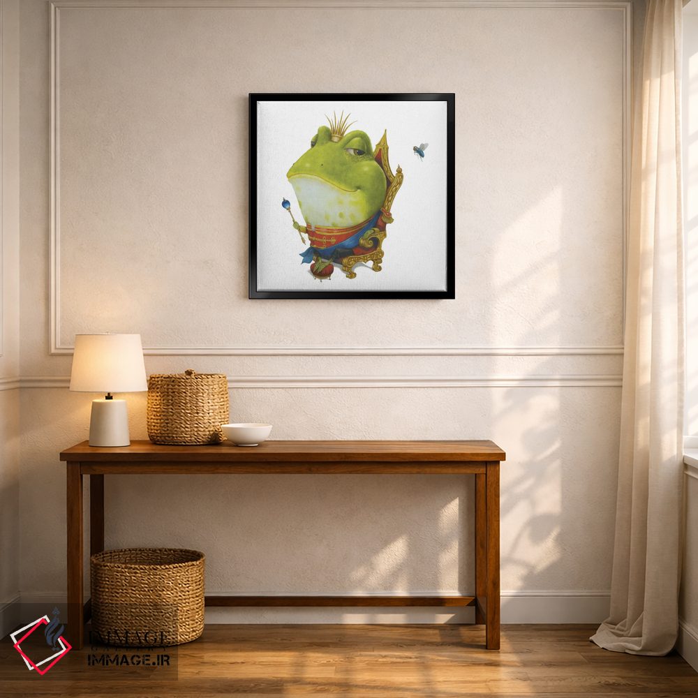 تابلو دکوراتیو شاهزاده قورباغه ای ۱ اثر لیزا فالکن سترن - D6B