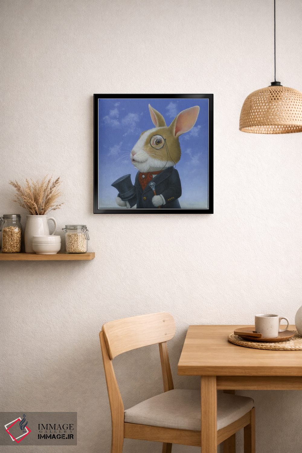 تابلو دکوراتیو هلندی شیک پوش اثر لیزا فالکن سترن - D5B