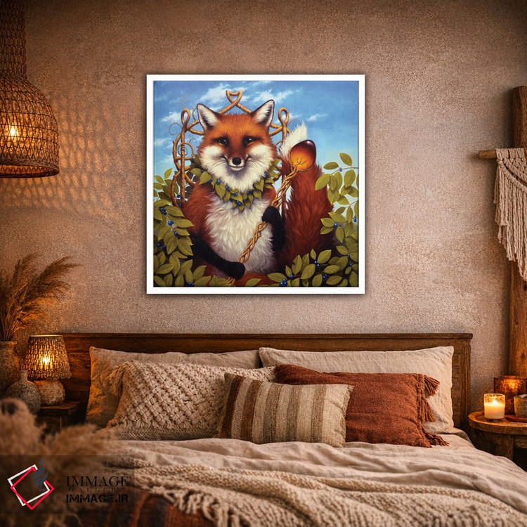 تابلو دکوراتیو گنجینه های روباه اثر لیزا فالکن سترن - D1W