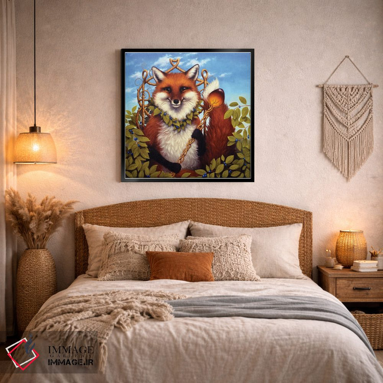 تابلو دکوراتیو گنجینه های روباه اثر لیزا فالکن سترن - D2B