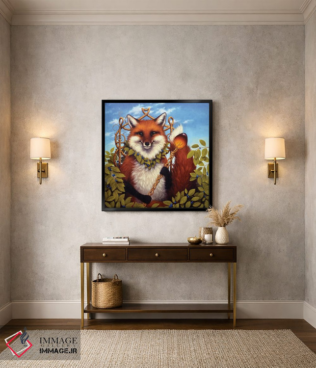 تابلو دکوراتیو گنجینه های روباه اثر لیزا فالکن سترن - D3B