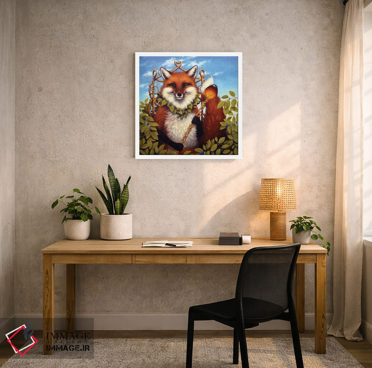 تابلو دکوراتیو گنجینه های روباه اثر لیزا فالکن سترن - D4W