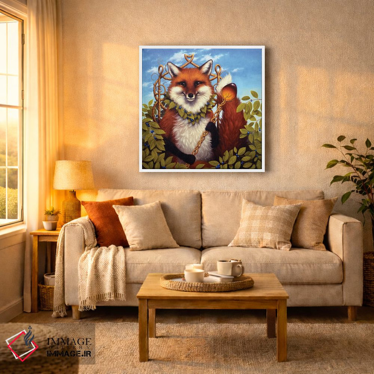 تابلو دکوراتیو گنجینه های روباه اثر لیزا فالکن سترن - D5W
