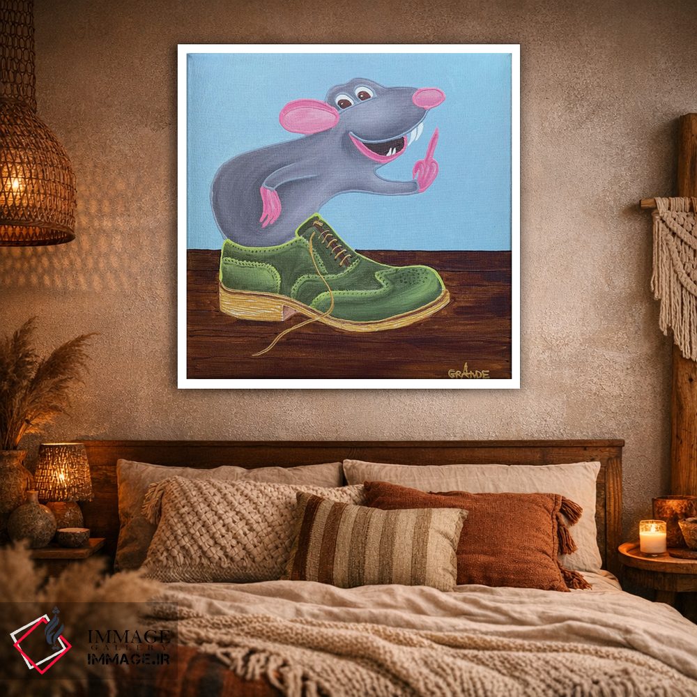 تابلو دکوراتیو اگر توانستی مرا بگیر اثر آلا گرانده - D1W