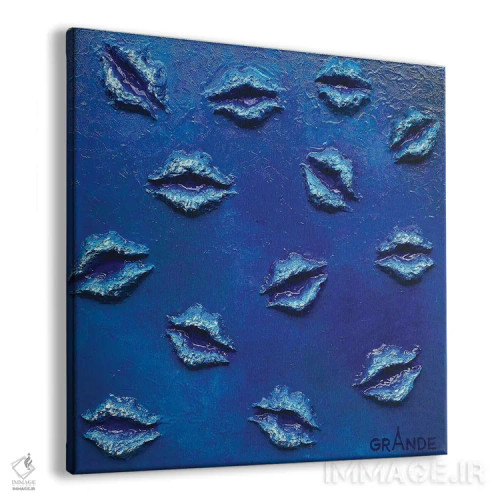 تابلو دکوراتیو بوسه های دریایی اثر آلا گرانده - نمای پرسپکتیو محصول
