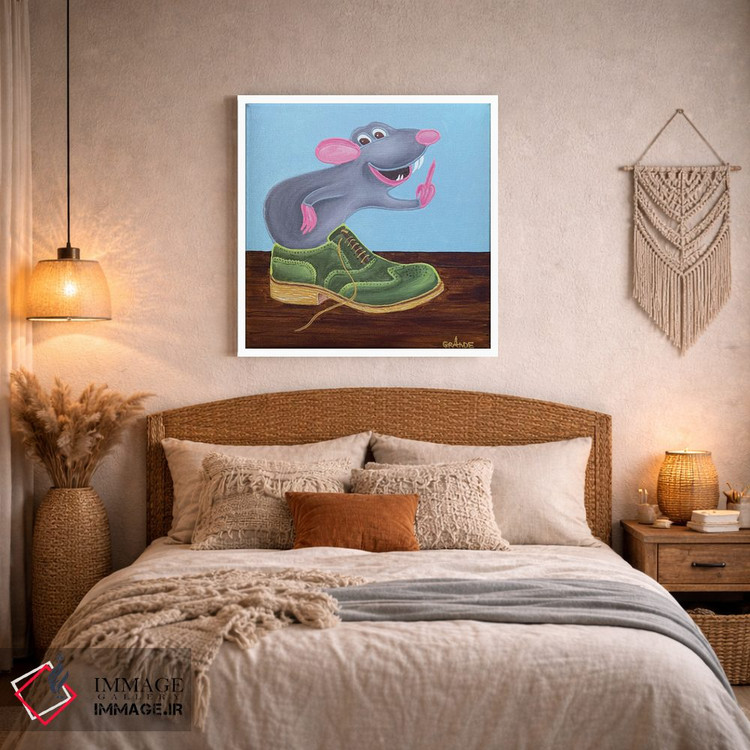 تابلو دکوراتیو اگر توانستی مرا بگیر اثر آلا گرانده - D2W