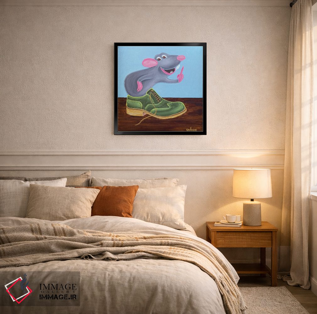 تابلو دکوراتیو اگر توانستی مرا بگیر اثر آلا گرانده - D6B