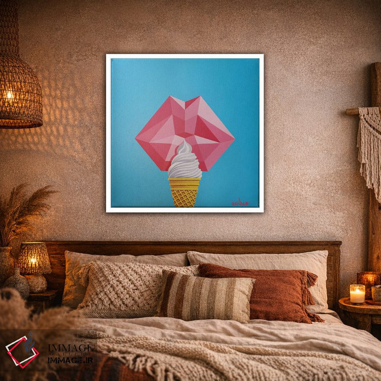 تابلو مدرن بستنی عشق اثر آلا گرانده - D1W