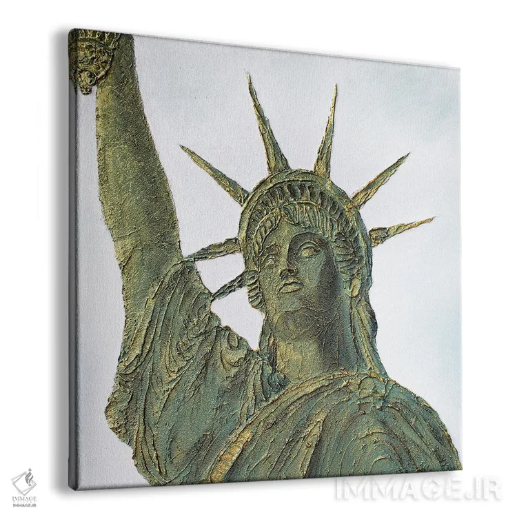تابلو دکوراتیو تندیس آزادی اثر آلا گرانده - نمای پرسپکتیو محصول