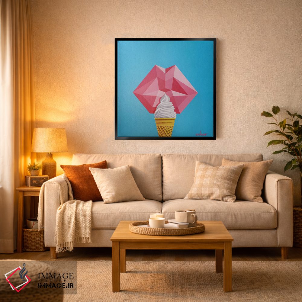 تابلو مدرن بستنی عشق اثر آلا گرانده - D4B