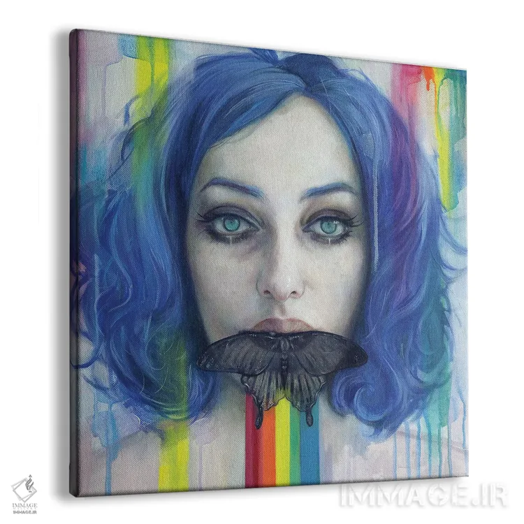 تابلو دکوراتیو افسردگی اثر لیوبا برکنر - نمای پرسپکتیو محصول