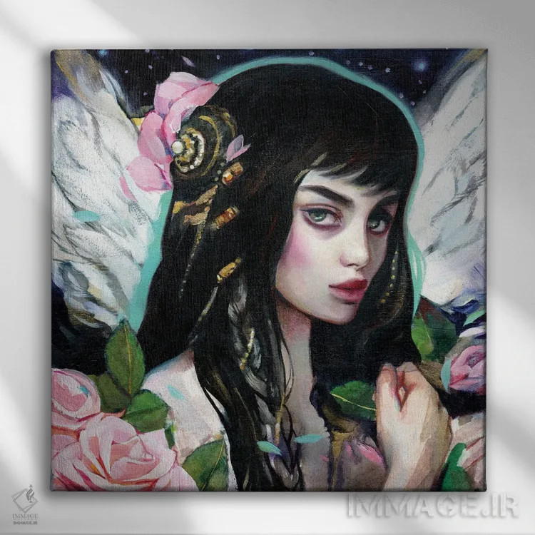 تابلو دکوراتیو مرا نیمه شب ملاقات کن اثر لیوبا برکنر - نمای روبهرو روی دیوار