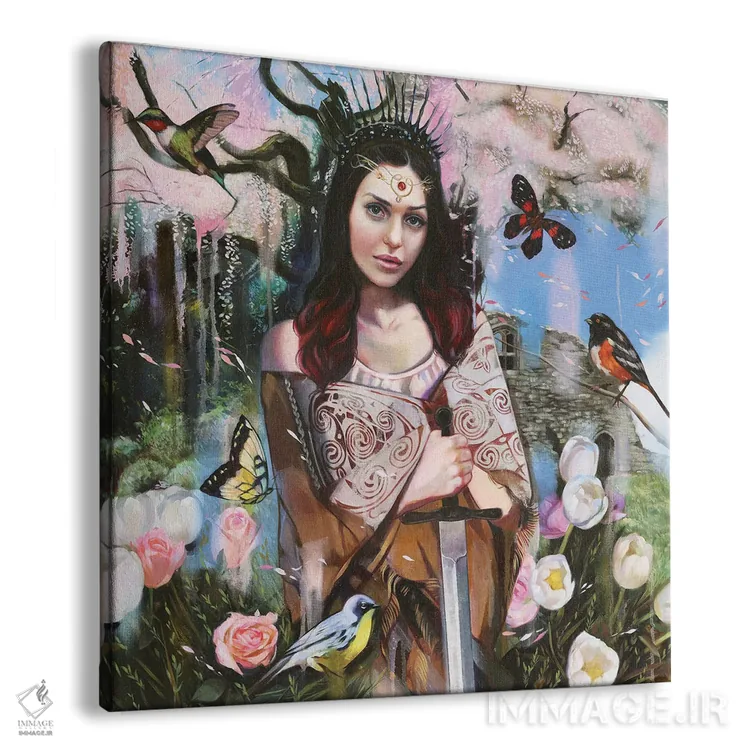 تابلو دکوراتیو در همین دنیا او زندگی اش را تغییر داد اثر لیوبا برکنر - نمای پرسپکتیو محصول