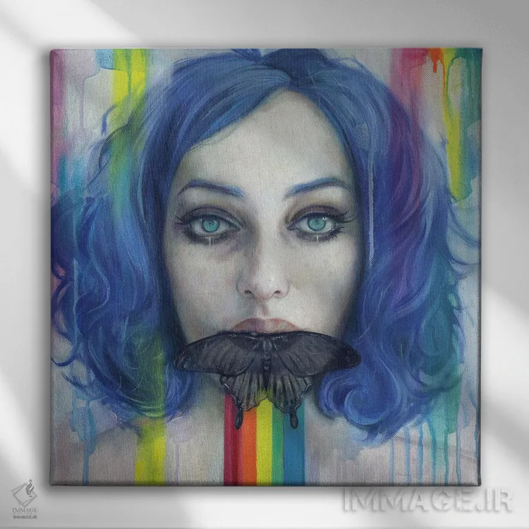 تابلو دکوراتیو افسردگی اثر لیوبا برکنر - نمای روبهرو روی دیوار