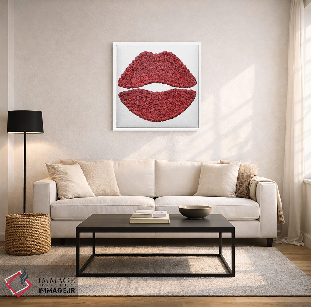 تابلو دکوراتیو بوسه گل رز اثر آلا گرانده - D3W