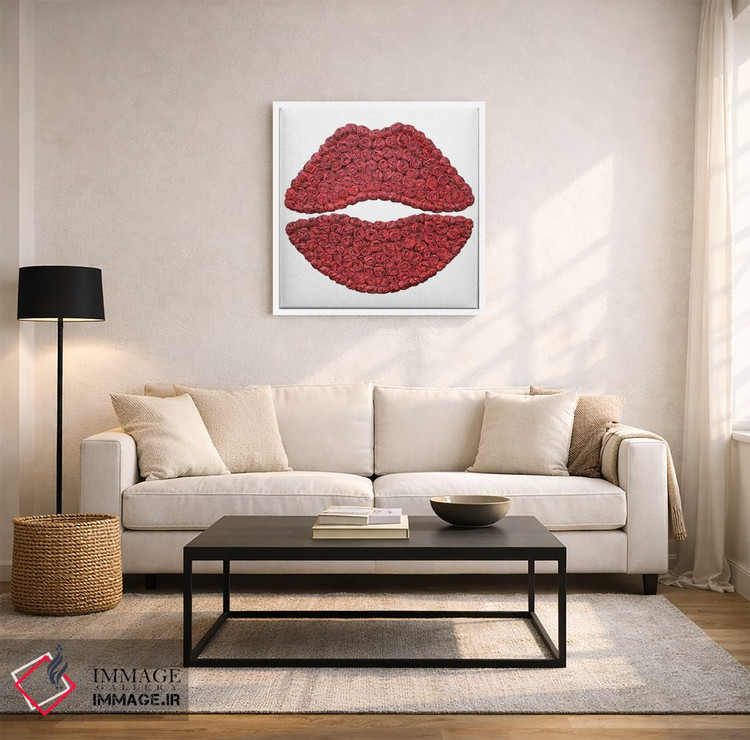 تابلو دکوراتیو بوسه گل رز اثر آلا گرانده - D3W