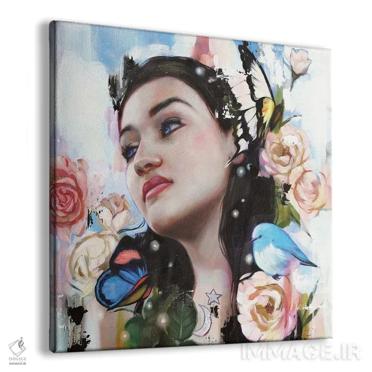 تابلو دکوراتیو اگر دنبال خرگوش ها بروی اثر لیوبا برکنر - نمای پرسپکتیو محصول