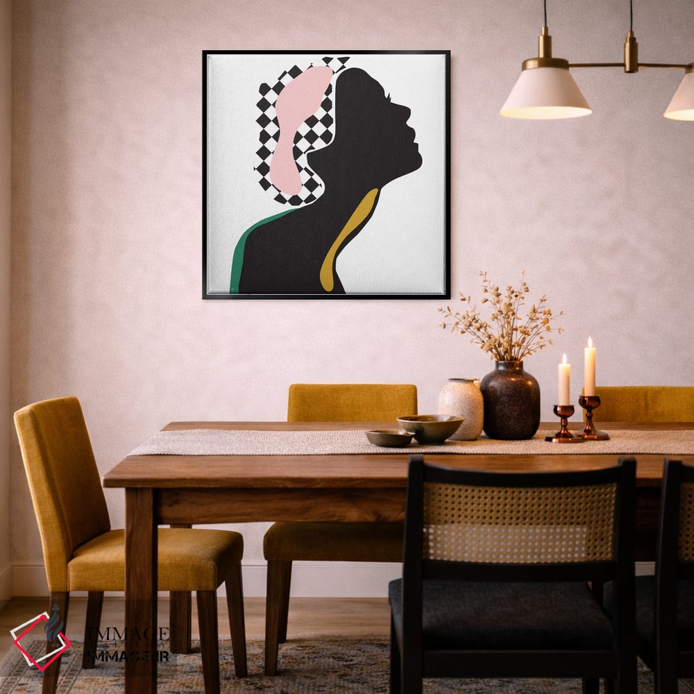 تابلو مینیمال سایه نما اثر لیندا گوبتا - D6B