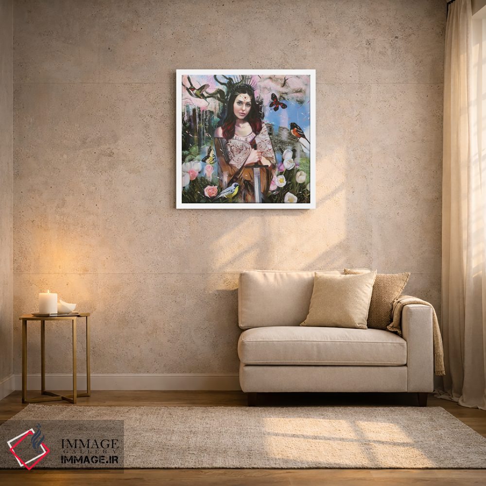 تابلو دکوراتیو در همین دنیا او زندگی اش را تغییر داد اثر لیوبا برکنر - D1W