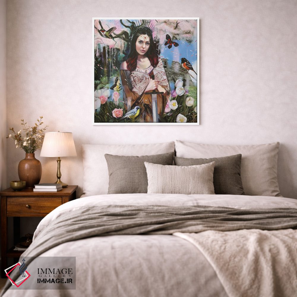 تابلو دکوراتیو در همین دنیا او زندگی اش را تغییر داد اثر لیوبا برکنر - D2W