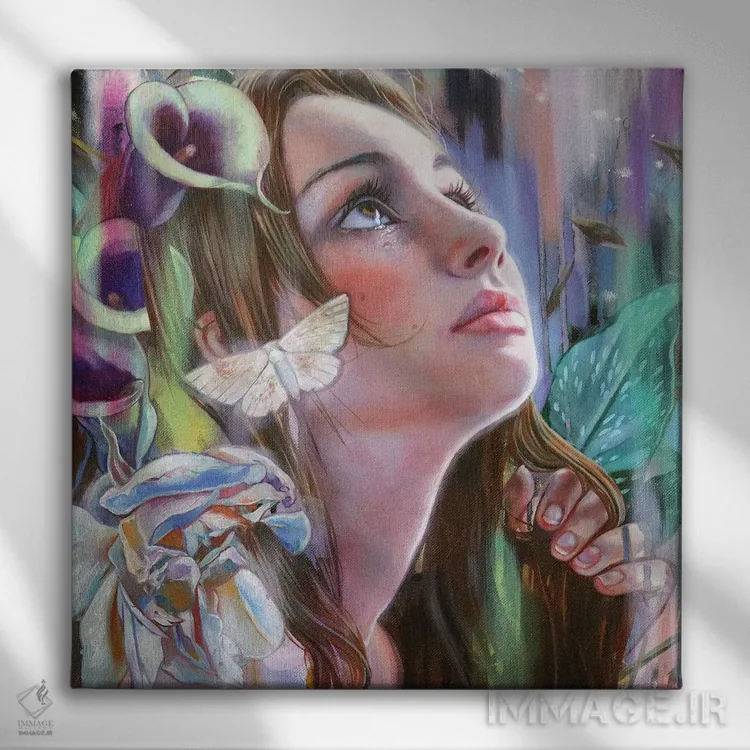 تابلو دکوراتیو رویاها اثر لیوبا برکنر - نمای روبهرو روی دیوار