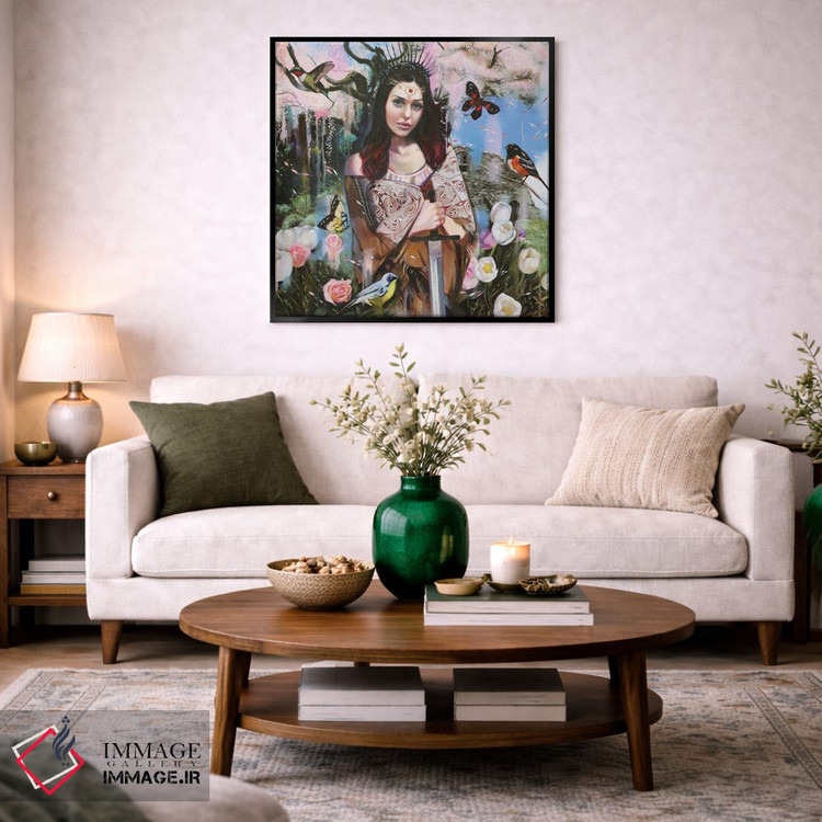 تابلو دکوراتیو در همین دنیا او زندگی اش را تغییر داد اثر لیوبا برکنر - D4B