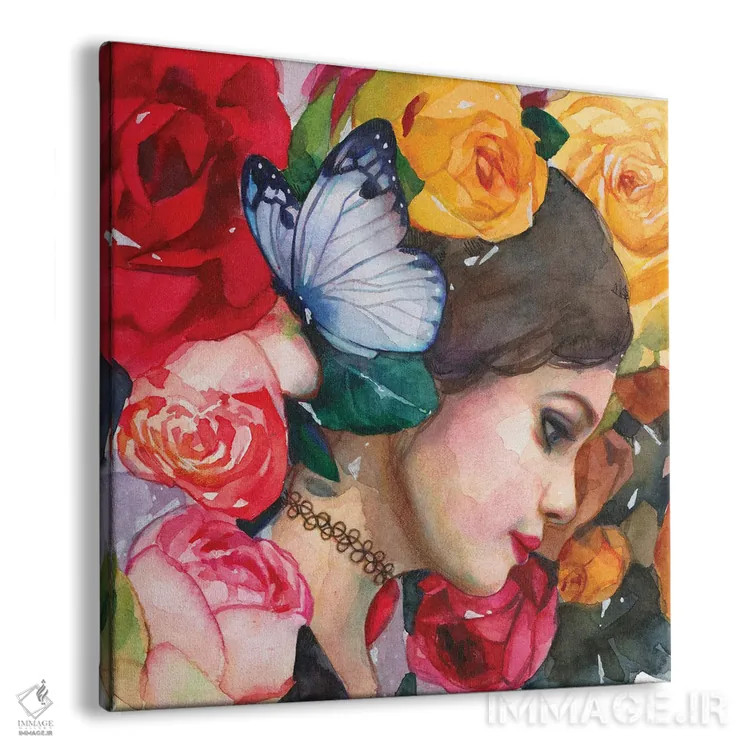 تابلو دکوراتیو در باغ گل رز اثر لیوبا برکنر - نمای پرسپکتیو محصول