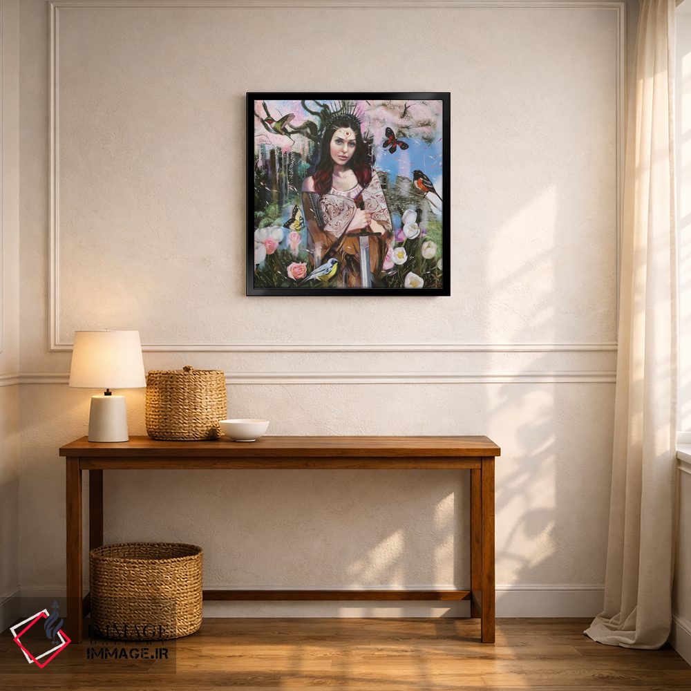 تابلو دکوراتیو در همین دنیا او زندگی اش را تغییر داد اثر لیوبا برکنر - D6B