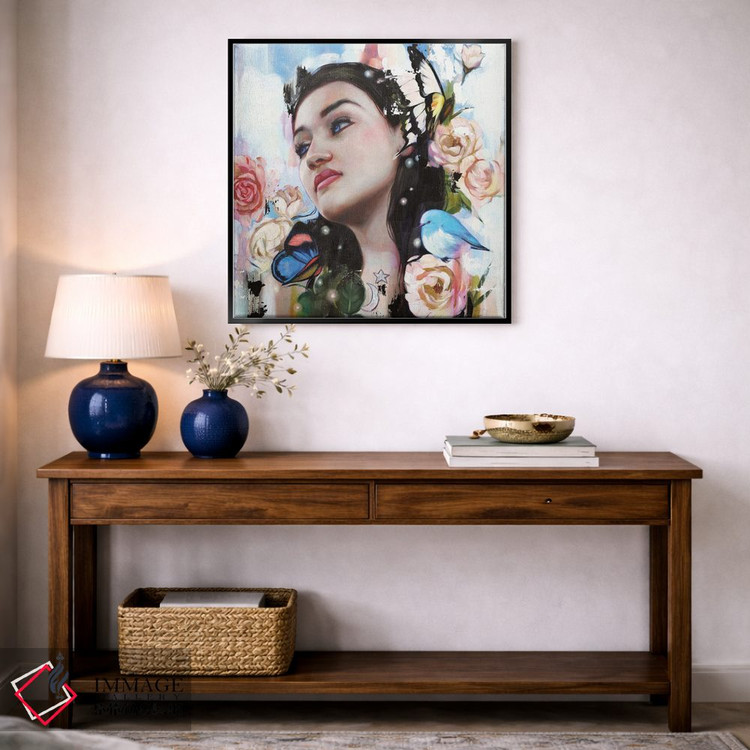 تابلو دکوراتیو اگر دنبال خرگوش ها بروی اثر لیوبا برکنر - D5B