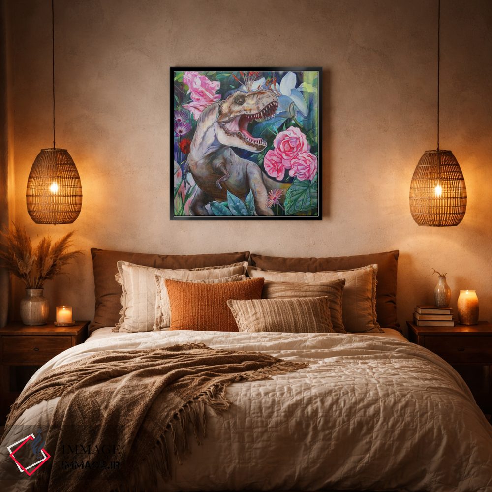 تابلو دکوراتیو تی رکس دوم اثر لیوبا برکنر - D6B