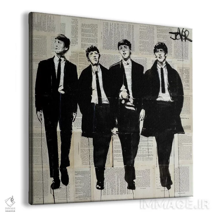 تابلو دکوراتیو ضرب آهنگ پس زمینه اثر لوی جوور - نمای پرسپکتیو محصول