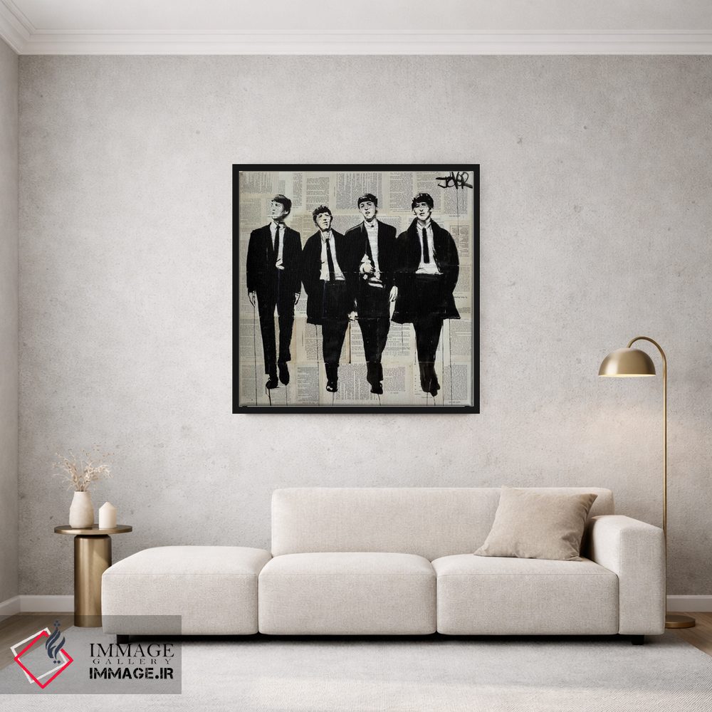 تابلو دکوراتیو ضرب آهنگ پس زمینه اثر لوی جوور - D2B