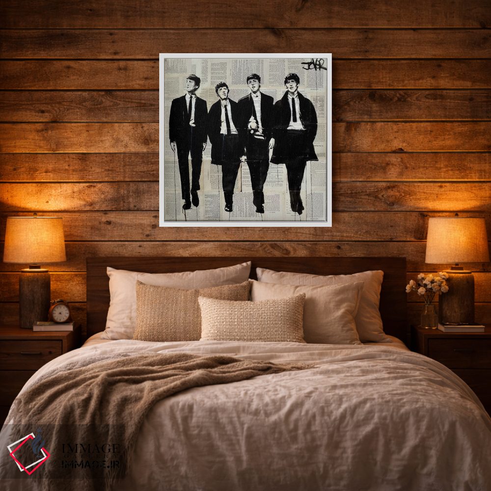 تابلو دکوراتیو ضرب آهنگ پس زمینه اثر لوی جوور - D3W