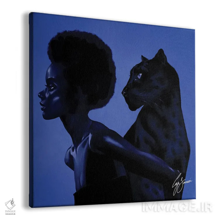 تابلو دکوراتیو پلنگ اثر لاژی سنوسی - نمای پرسپکتیو محصول