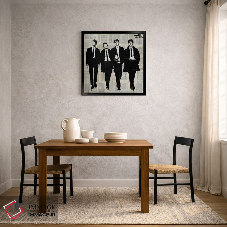 تابلو دکوراتیو ضرب آهنگ پس زمینه اثر لوی جوور - D5B