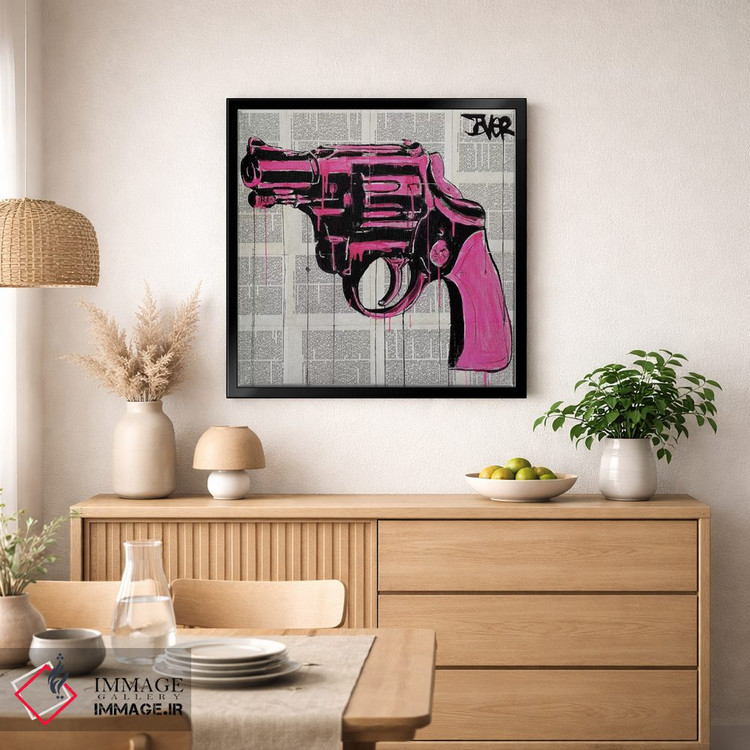 تابلو دکوراتیو تفنگ اسباب بازی اثر لوی جوور - D1B