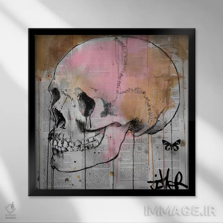 تابلو دکوراتیو افسوس اثر لوی جوور - نمای قابدار مشکی