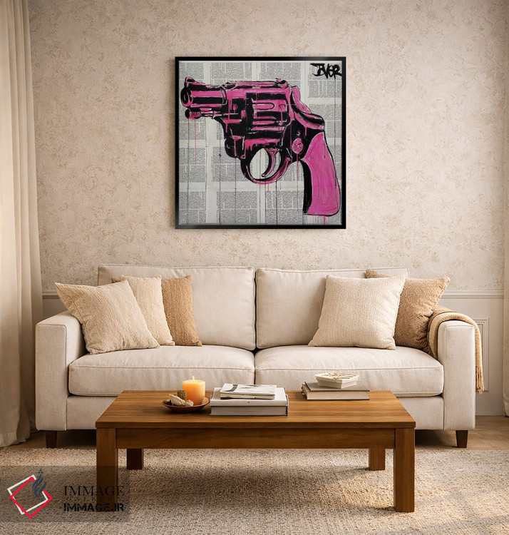 تابلو دکوراتیو تفنگ اسباب بازی اثر لوی جوور - D4B