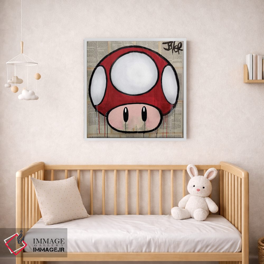 تابلو دکوراتیو قارچ اثر لوی جوور - D1W