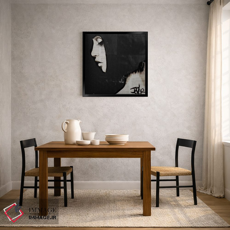 تابلو دکوراتیو ظرافت تاریکی اثر لوی جوور - D4B